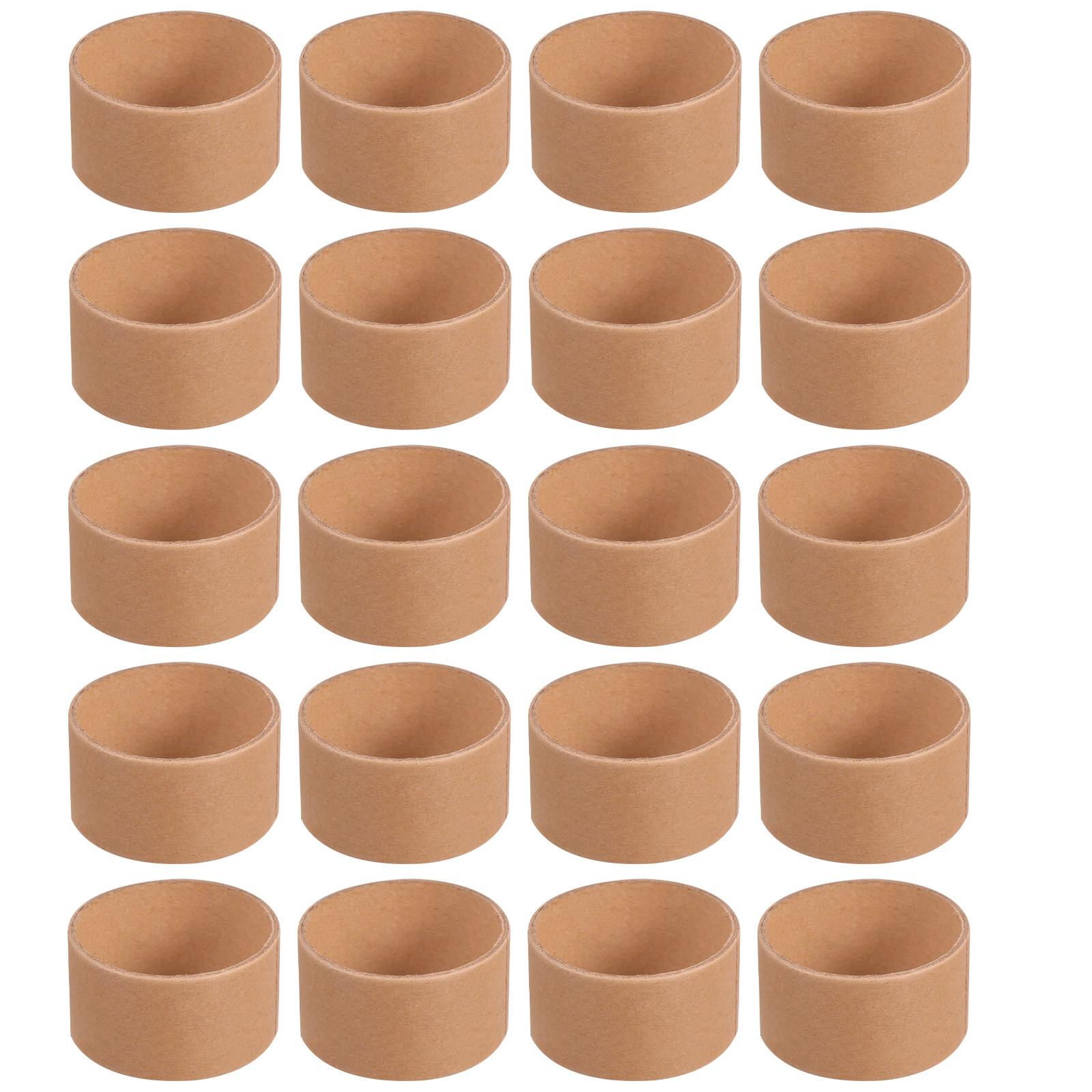 Art Craft With Paper - 20 tubi di cartone marroni, rotondi,