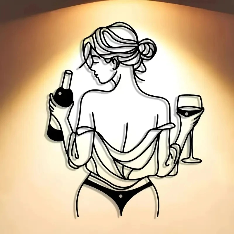 Art Craft Bar - Decorazione Murale in Metallo con Arte