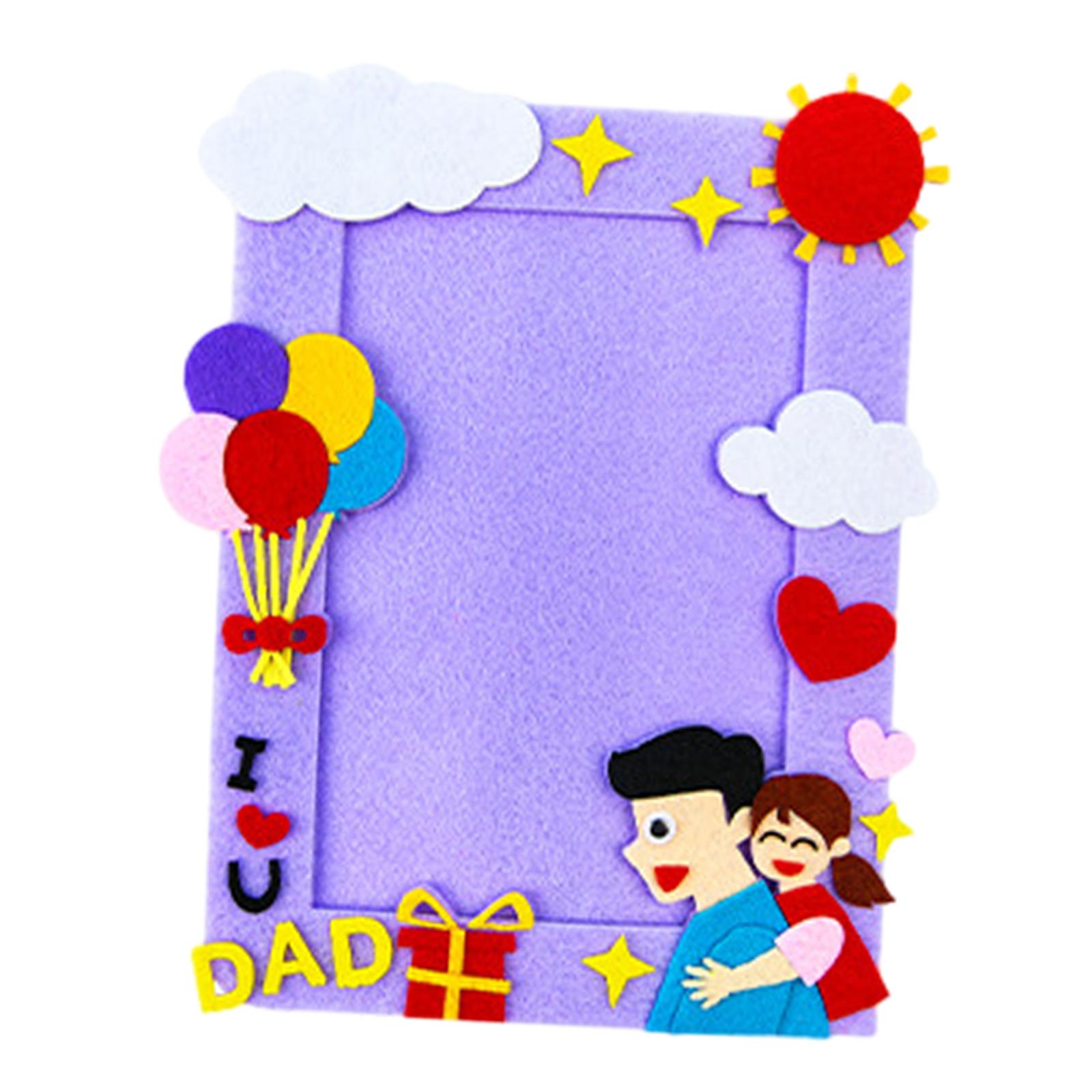 Cornice per foto fai-da-te, re - Art And Craft For Father'S Day recensione e prezzo