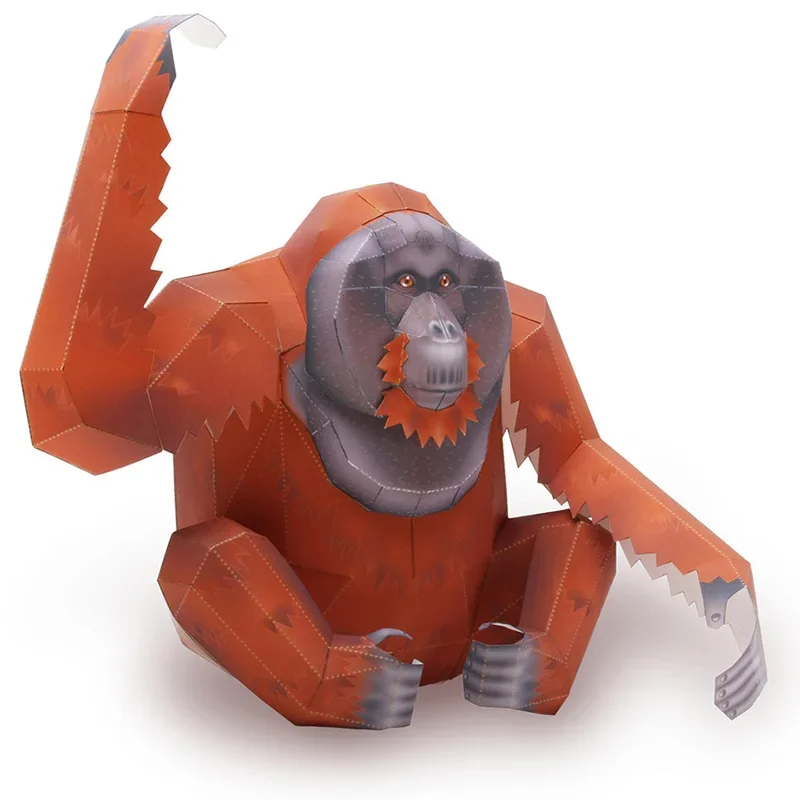 Orangutan Gorilla Origami Art  - Art Craft Cardboard recensione e prezzo
